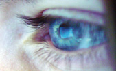 close-up eye
