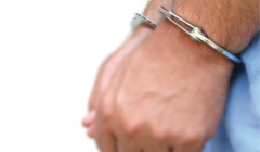 prisoner in handcuffs