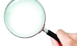 magnifying glass - examination of the patent