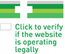 click to verify if the website is operating legally